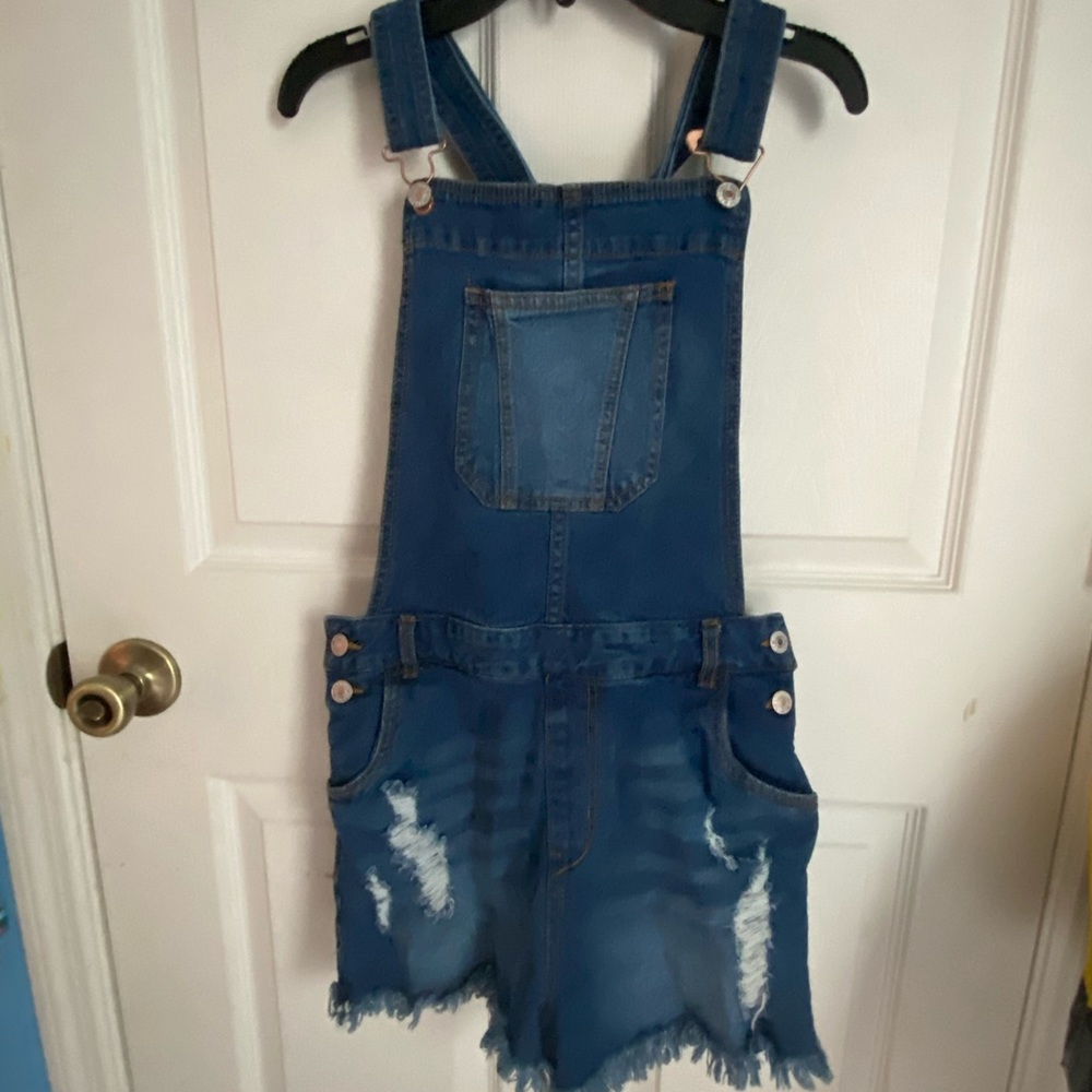 Womens overall shorts